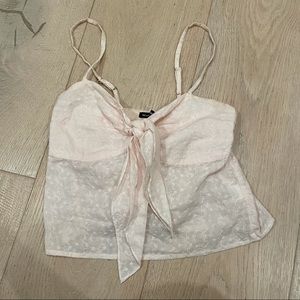 pink floral tank
